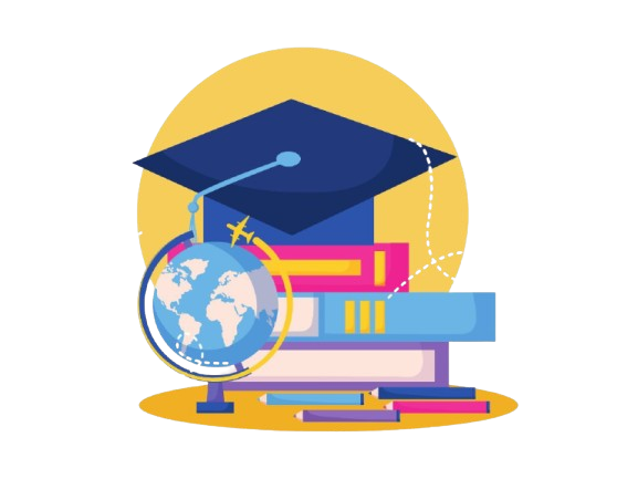 طلاب سعداء في بيئة دراسية